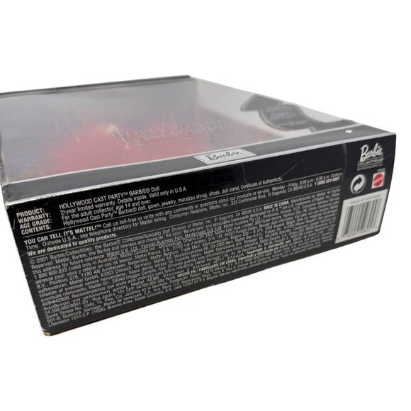 Vtg 2001 Hollywood Cast Party Barbie 50825 NRFB Hollywood Movie Star Collection - Picture 3 of 7